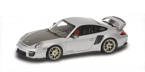 1/64 Minichamps 2010 Porsche 911 (997.2) GT2 RS (Silver with Gold Wheels) Diecast Car Model