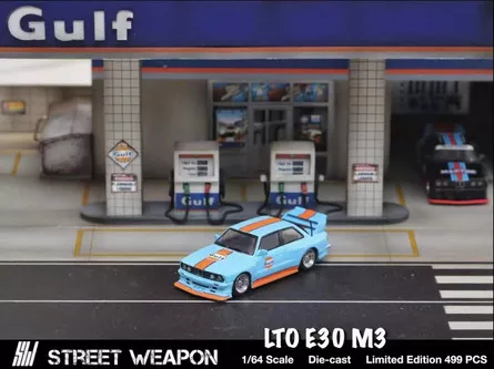 1/64 SW LTO BMW E30 M3 (Gulf) Diecast Car Model