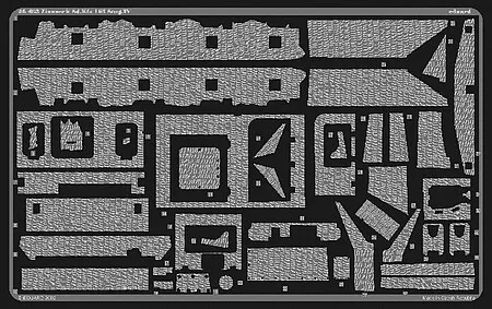 Zimmerit SdKfz 163 Stug IV armor for Tamiya